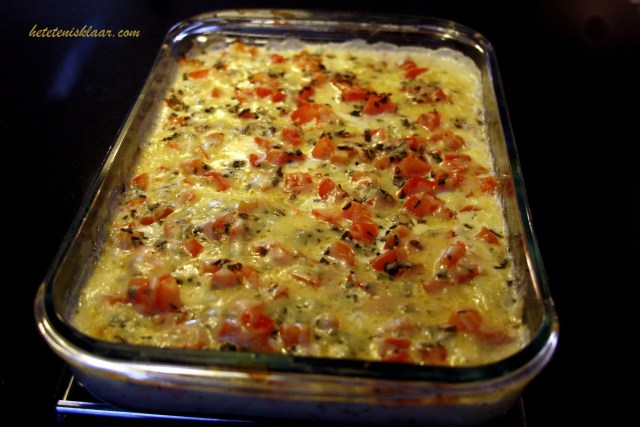 Tilapiafilet uit de oven