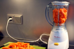 fase 1: rasp de wortelen