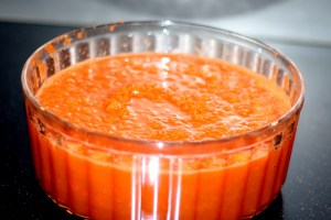 fase 2: wortelrasp met warm water