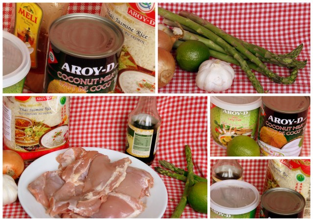 Ingrediënten kipcurry